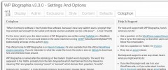 WP Biographia screenshot 12