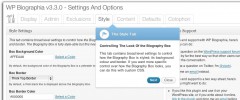 WP Biographia screenshot 18