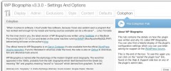 WP Biographia screenshot 21