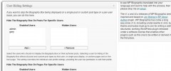 WP Biographia screenshot 7