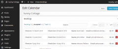WP Booking System screenshot 2