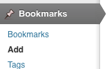 WP Bookmarks screenshot 1