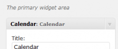 WP-Cat2Calendar screenshot 3