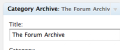 WordPress Category Archive screenshot 1