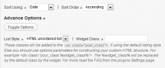 WP Category Post List Widget screenshot 2