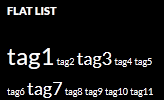 WP Category Tag Cloud screenshot 3