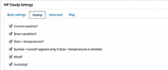 WP Cloudy screenshot 2