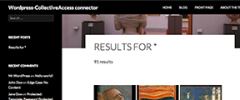 WP-CollectiveAccess screenshot 2