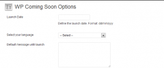 WP Coming Soon screenshot 1