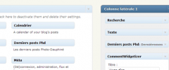 WP CommentWidgetizer screenshot 1