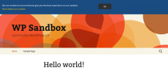 WP Cookies Alert screenshot 2