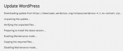 WP Core Update Cleaner screenshot 1