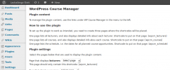 WP Course Manager screenshot 1