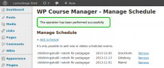 WP Course Manager screenshot 3