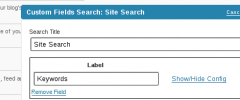 WP Custom Fields Search screenshot 2
