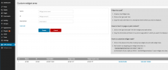 WP Custom Widget area screenshot 1
