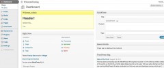 WP Dash Message screenshot 1