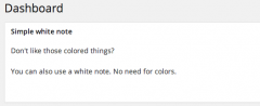 WP Dashboard Notes screenshot 3
