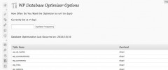 WP Database Optimizer screenshot 1
