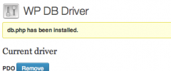 WP DB Driver screenshot 1