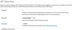 WP-DenyHost screenshot 1