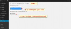 WP Different Navigation on Each Page And Post screenshot 1