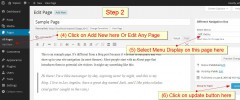 WP Different Navigation on Each Page And Post screenshot 2