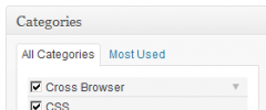 WP Dropdown Hierarchical Category UI screenshot 2