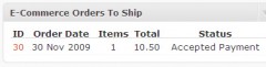 WP E-Commerce Dashboard screenshot 4