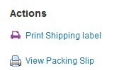 WP E-Commerce DYMO Print screenshot 3