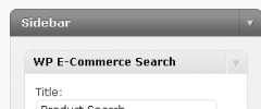 WP E-Commerce Product Search Widget screenshot 3