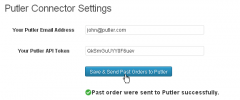 WP-e-Commerce Putler Connector screenshot 1