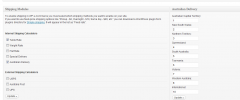 WP E-Commerce Region Based Shipping Australia States screenshot 1