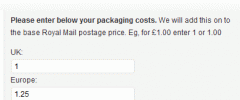 WP E-Commerce UK Royal Mail Shipping Module screenshot 4