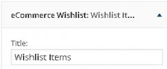 WP eCommerce Wishlist screenshot 3