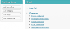 WP-Easy Menu screenshot 5