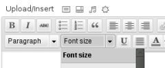EditorFontsize screenshot 1