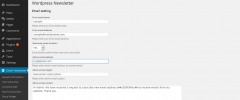 Wordpress Email Newsletter screenshot 3