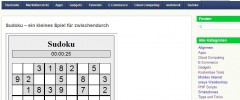 WP embed Sudoku screenshot 1