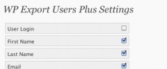 WP Export Users Plus screenshot 1
