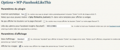 WP Facebook Like This screenshot 2