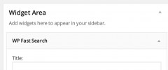 WP Fast Search screenshot 2