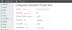 WP FEvents Book screenshot 1
