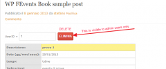 WP FEvents Book screenshot 2