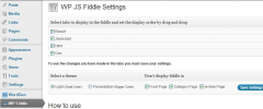 WP Fiddle screenshot 1