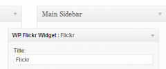 WP Flickr Widget screenshot 2