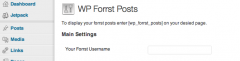 WP Forrst Posts screenshot 1
