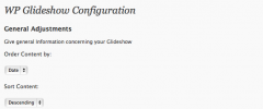 WP Glideshow screenshot 2