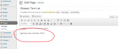 WP Glossary screenshot 7