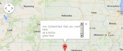 Google Maps for WordPress screenshot 1